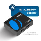 HDMI Splitter 1×2, HDMI 2.0
