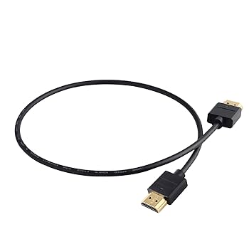 1.5 ft High‑Speed HDMI Cable, thin 36 AWG
