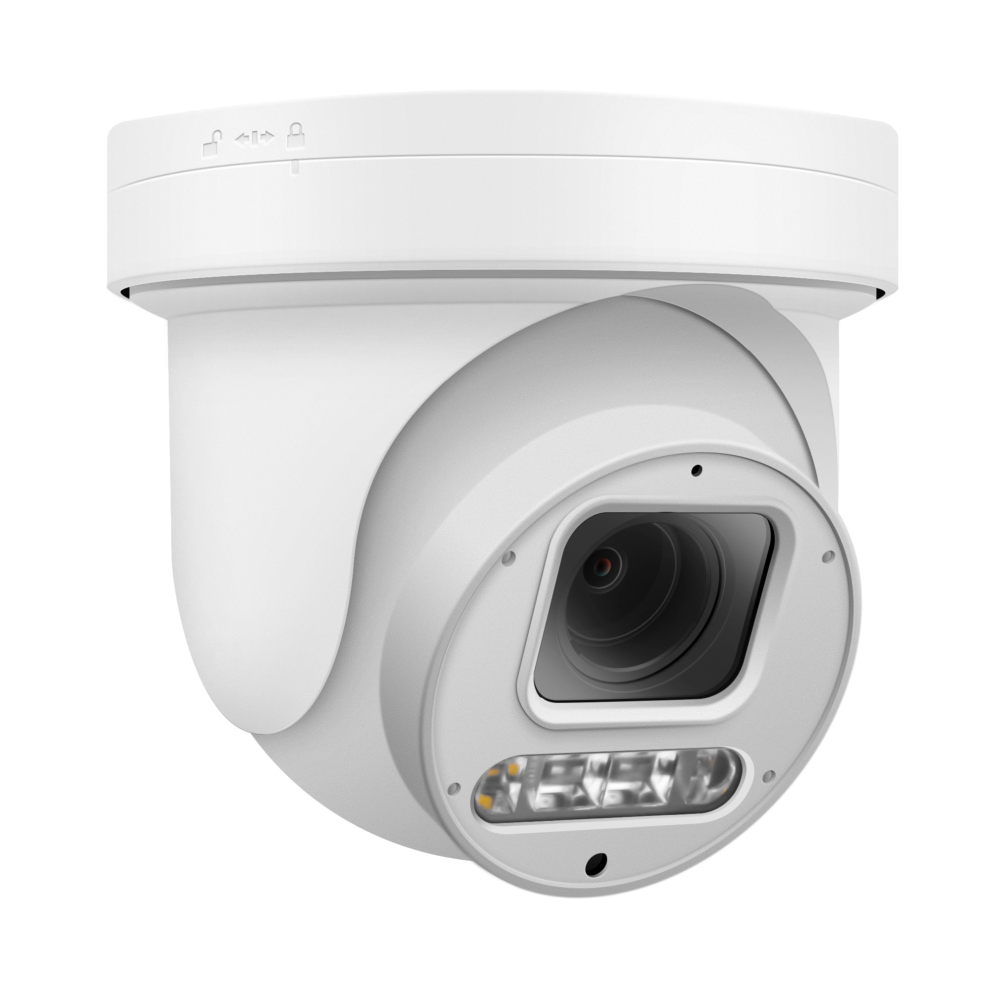 BC-IPC-PT83-5X-DL H.265 8MP IP 5X PTZ Dual Light Turret Camera