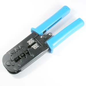 Crimp Tool with Ratchet – 8P8C/6P6C/6P4C/4P4C/4P2C (RJ45/RJ11)