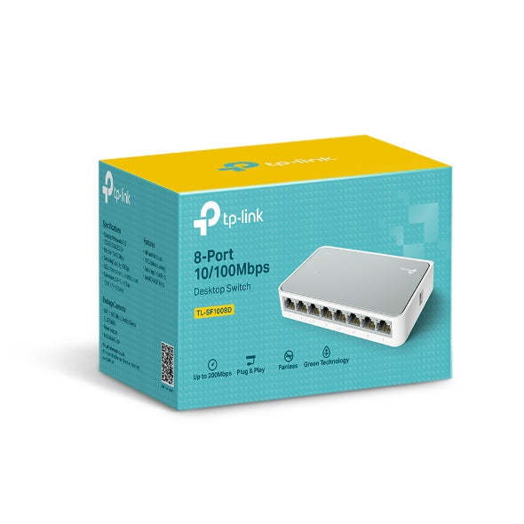 TP‑Link SF1008D 8‑Port 10/100M Desktop Switch