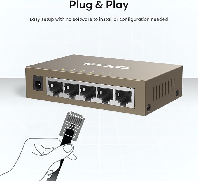 w G1005D 5‑Port Gigabit Desktop Switch