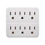 6‑Outlet Wall, Dual Input AC125 V 15 A
