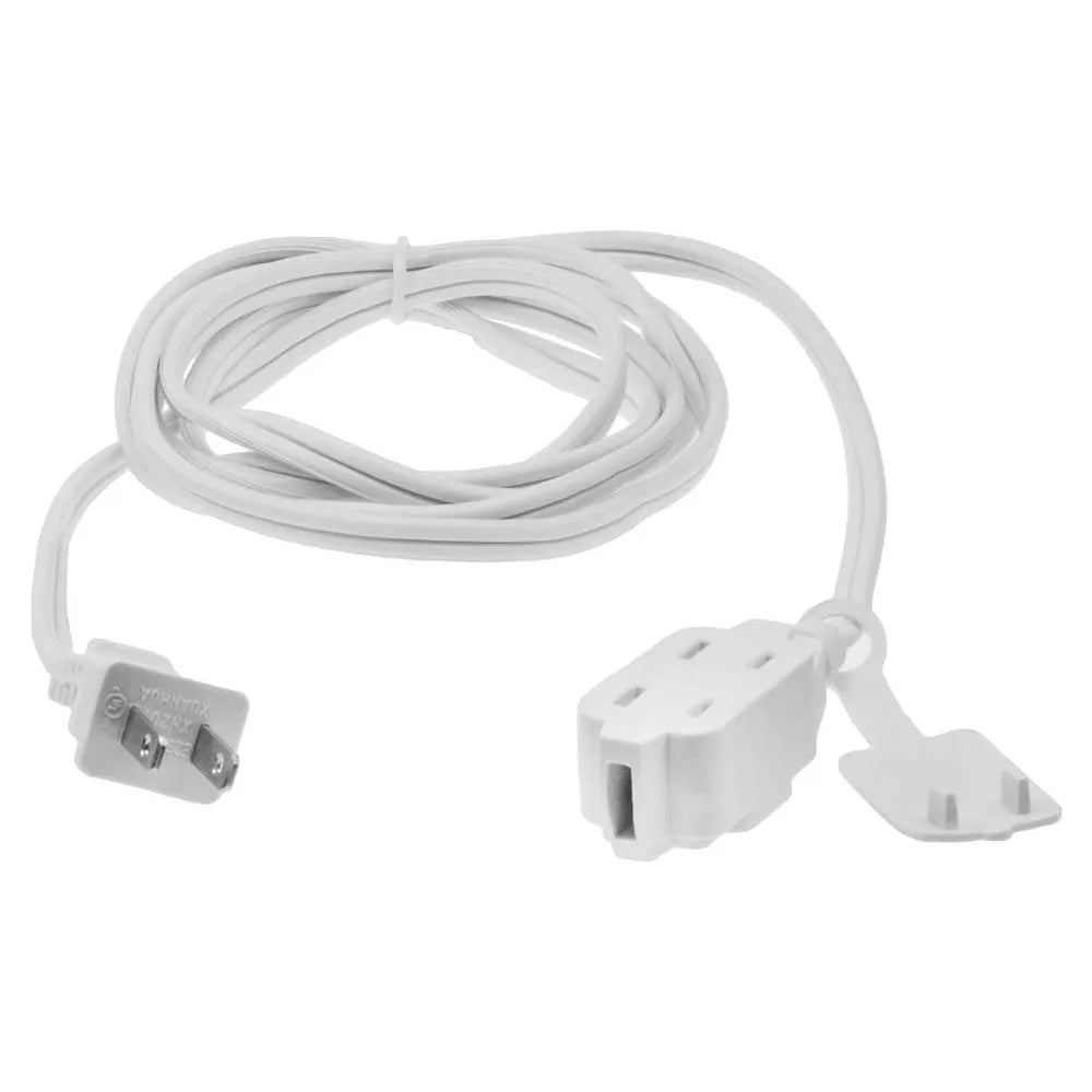 6 ft 3‑Outlet Extension Cord, White 16 AWG/2
