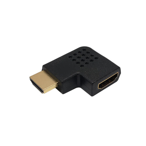 HDMI Angle Adapter (Male → Female) 90° Vertical Flat Left