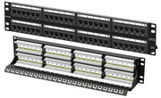 Cat6 48‑Port Rack Patch Panel