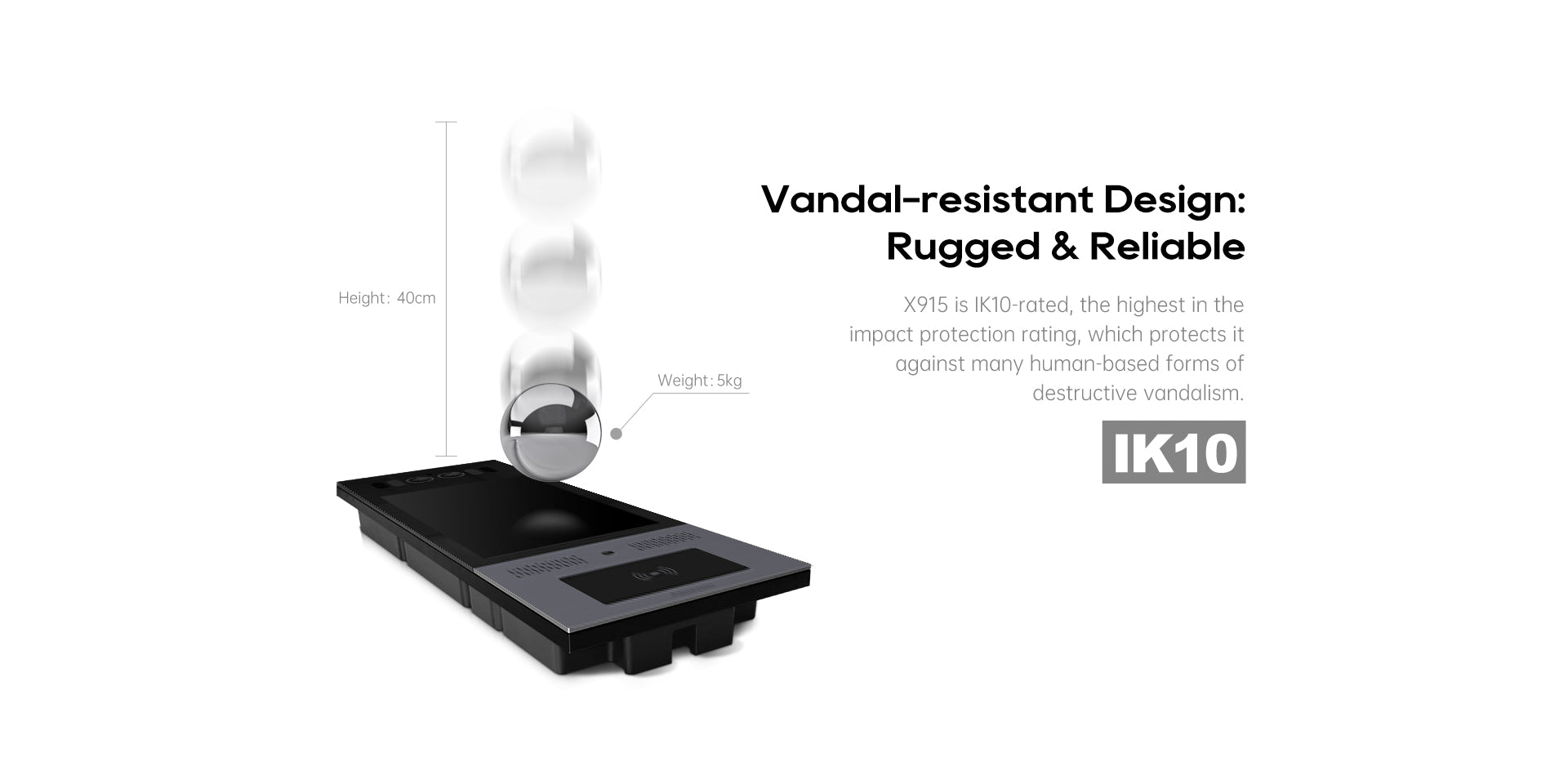 Akuvox‑X915 8″ Luxe Entry