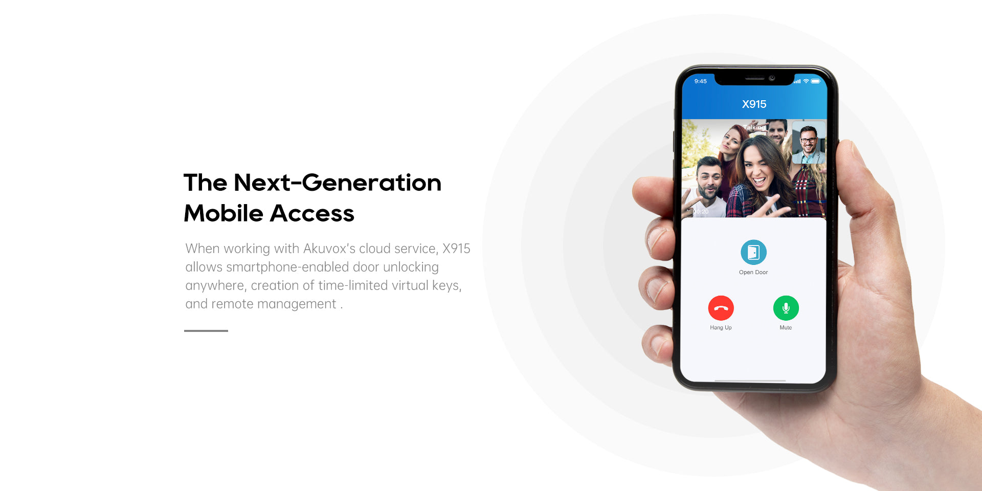 Akuvox‑X915 8″ Luxe Entry