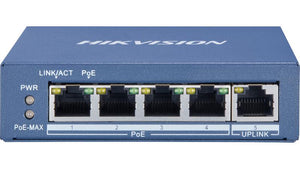 Hikvision DS‑3E0505P‑E/M 5‑Port 10/100 PoE Switch