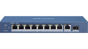 Hikvision DS‑3E0510P‑E/M 8‑Port PoE Switch + 2 Uplink