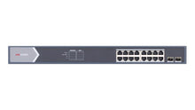 Load image into Gallery viewer, Hikvision DS‑3E0518P‑E/M 16‑Port PoE Switch + 2 Uplink