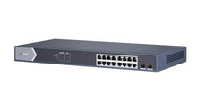 Load image into Gallery viewer, Hikvision DS‑3E0518P‑E/M 16‑Port PoE Switch + 2 Uplink
