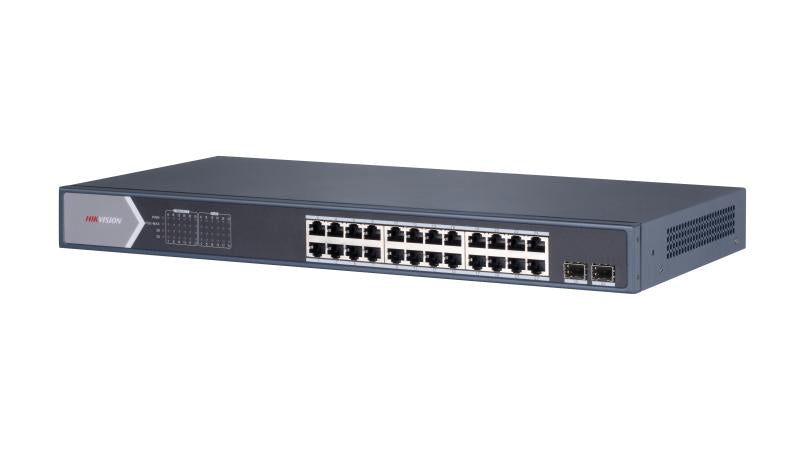 Hikvision DS‑3E0526P‑E/M 24‑Port PoE Switch + 2 Uplink