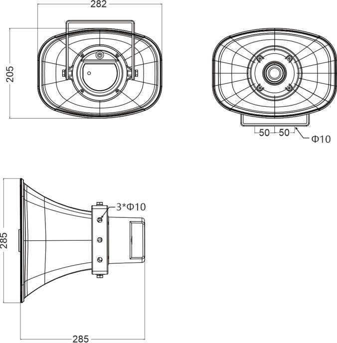 IPS302030-S 30W Outdoor IP Horn Speaker