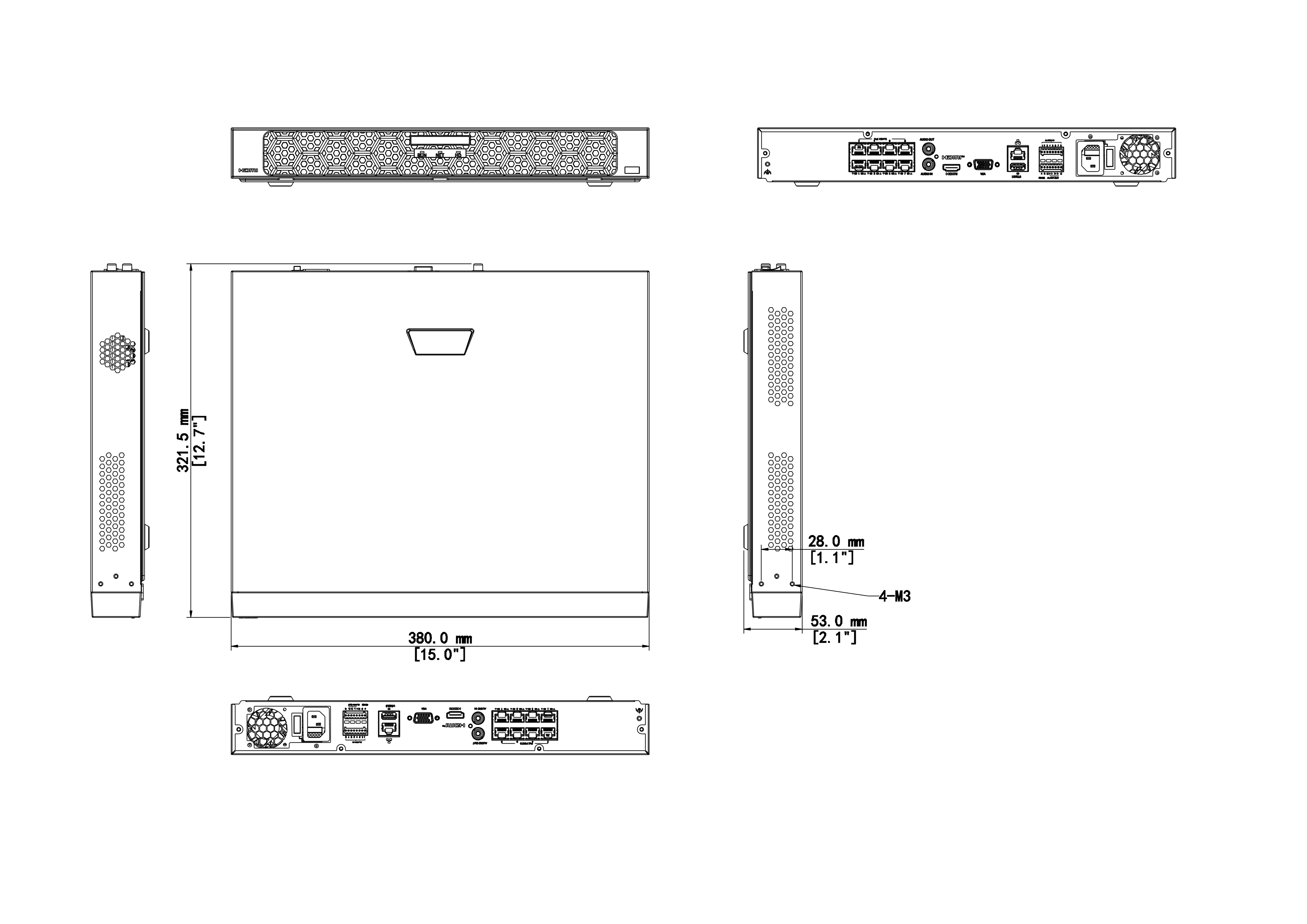 NVR502‑32B‑P16‑IQ • 32‑Channel 16 PoE NVR