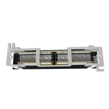 Load image into Gallery viewer, Cat6 12‑Port Wall‑Mount Patch Panel
