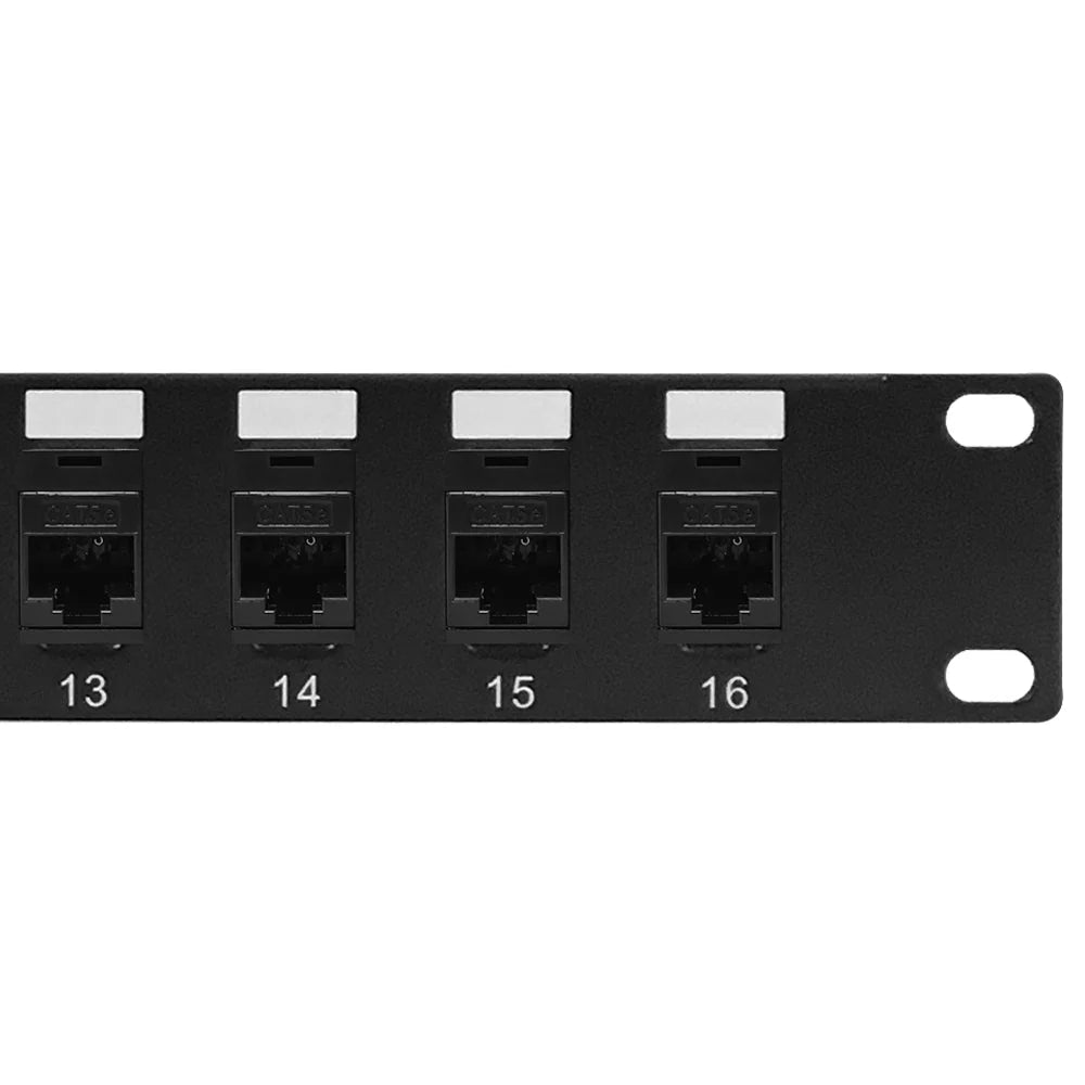 Cat5e 16‑Port Rack Patch Panel