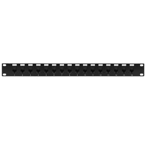 Cat5e 16‑Port Rack Patch Panel