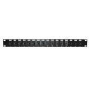 Cat6 16‑Port Rack Patch Panel
