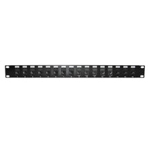 Load image into Gallery viewer, Cat6 16‑Port Rack Patch Panel