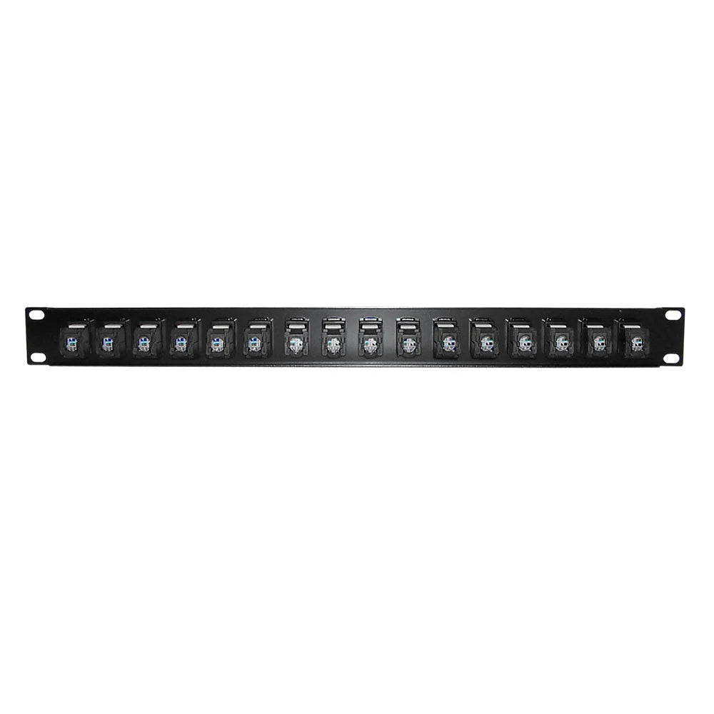 Cat6 16‑Port Rack Patch Panel