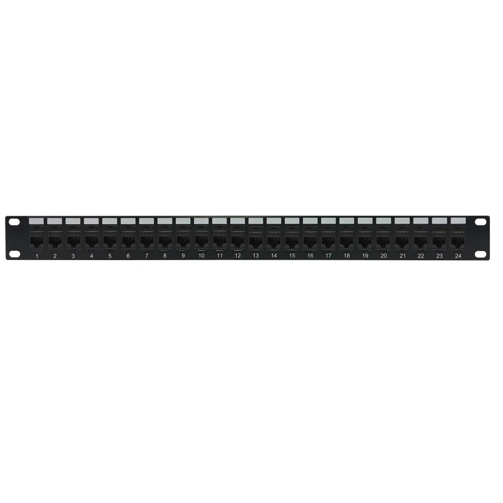 Cat6 24‑Port Rack Patch Panel