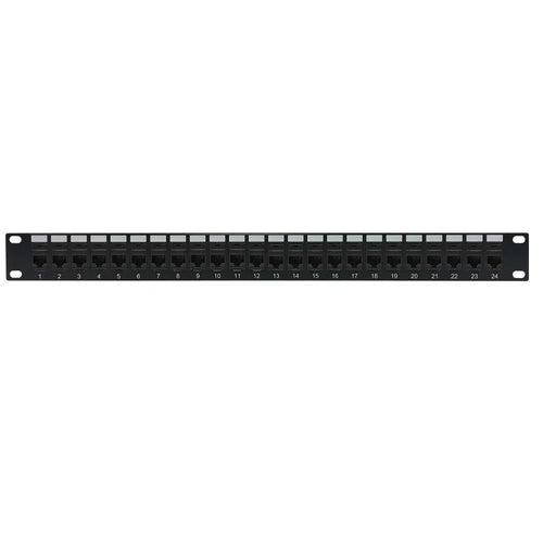 Cat6 24‑Port Rack Patch Panel