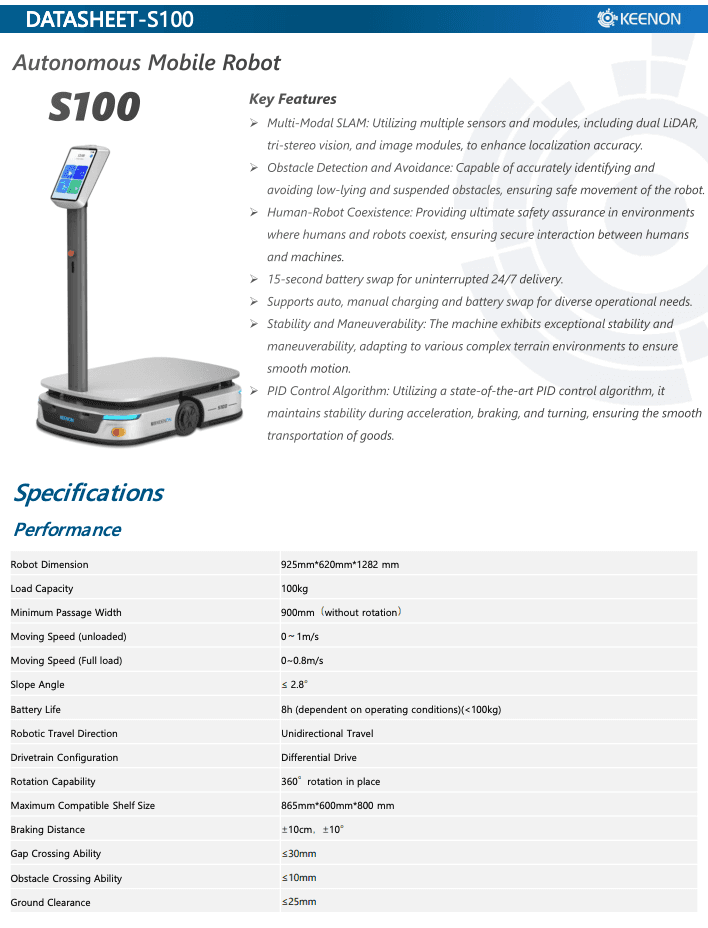 COURIER Robot  S100