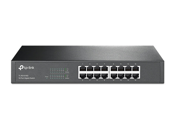 TP‑Link SG1016D 16‑Port Gigabit Rackmount Switch