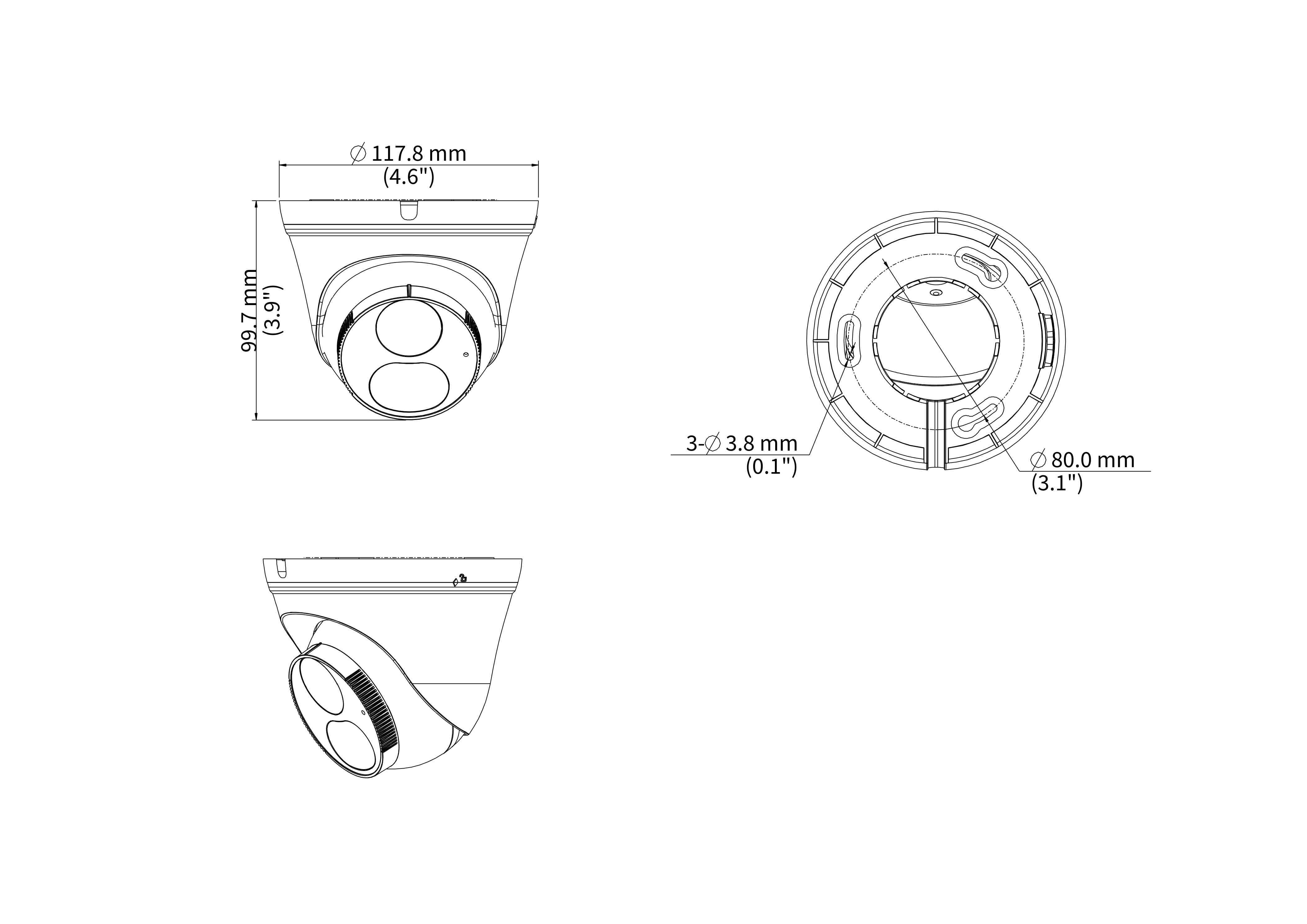 UAC-T145-AF28M-DL LightHunter Turret Dual-Light 5MP