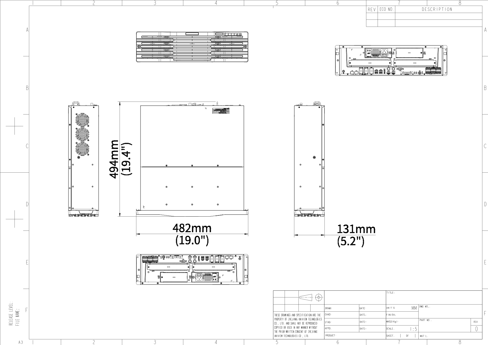 UNIVIEW Unicorn 2000‑CH‑16H • 4,000‑Channel Integrated Surveillance Server