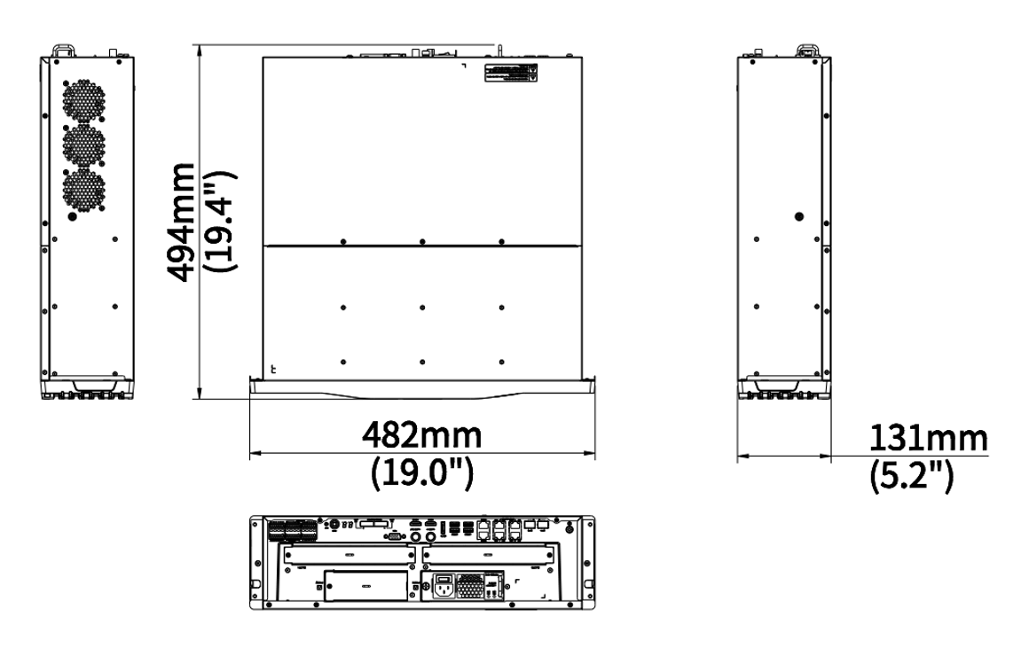 UNIVIEW Unicorn 2000‑CH‑16H • 4,000‑Channel Integrated Surveillance Server