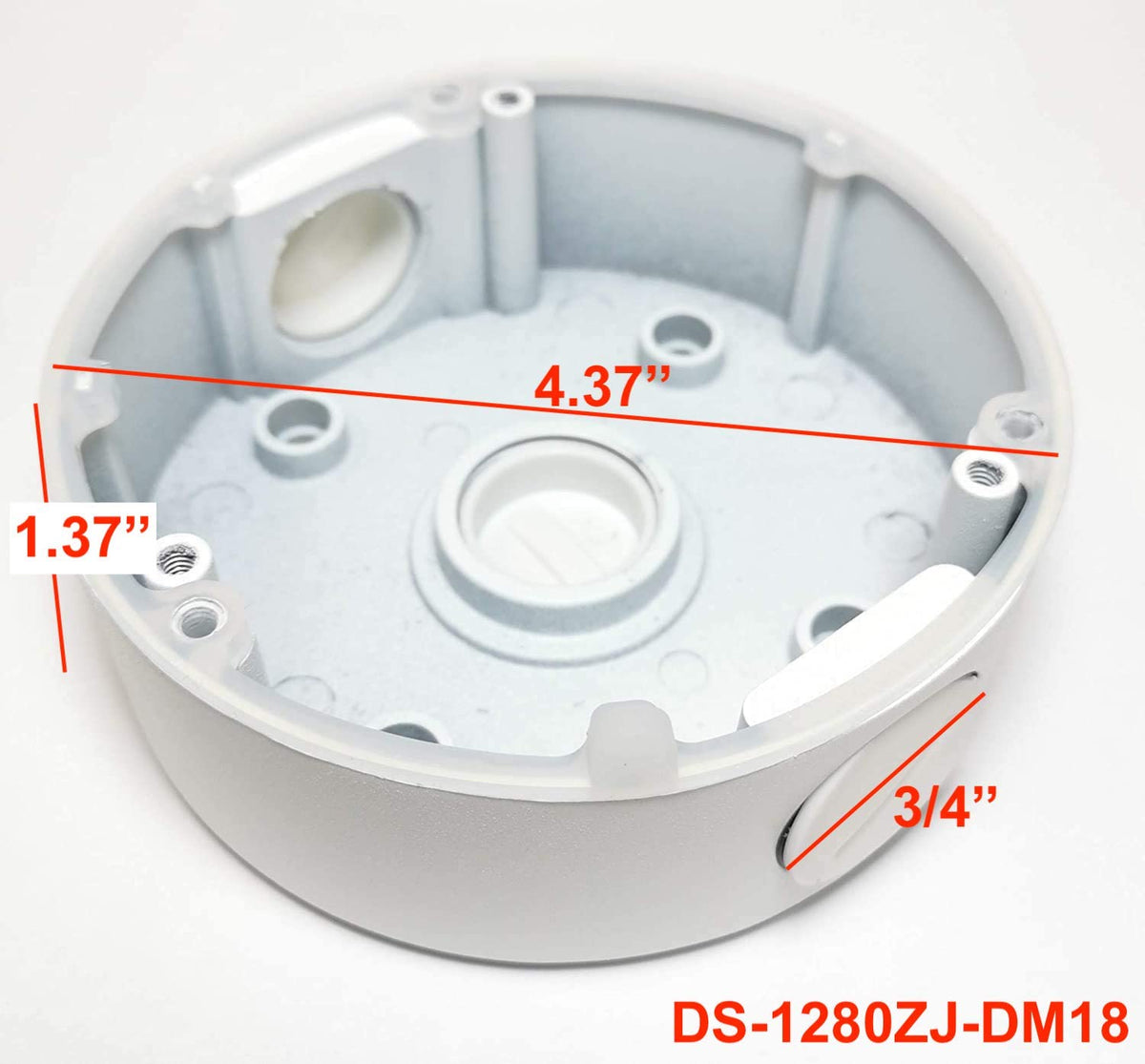 BOX-JBOXO4W-DM18 mounted view