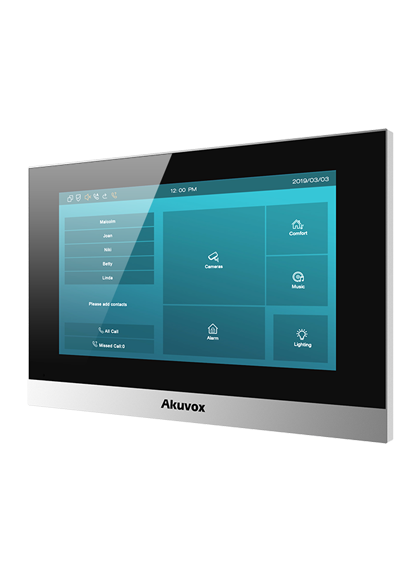 C313S-White-2W Akuvox Indoor Monitor (2-Wire, White)