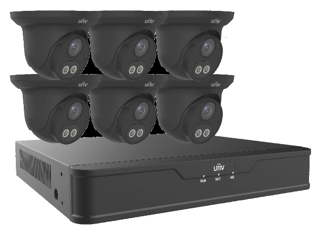 EK-S31P8DLT46T2 black variant — 8ch Dual-Light Kit