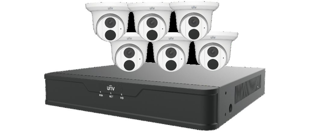EK-S31P8DLT46T2 white variant — 8ch Dual-Light Kit
