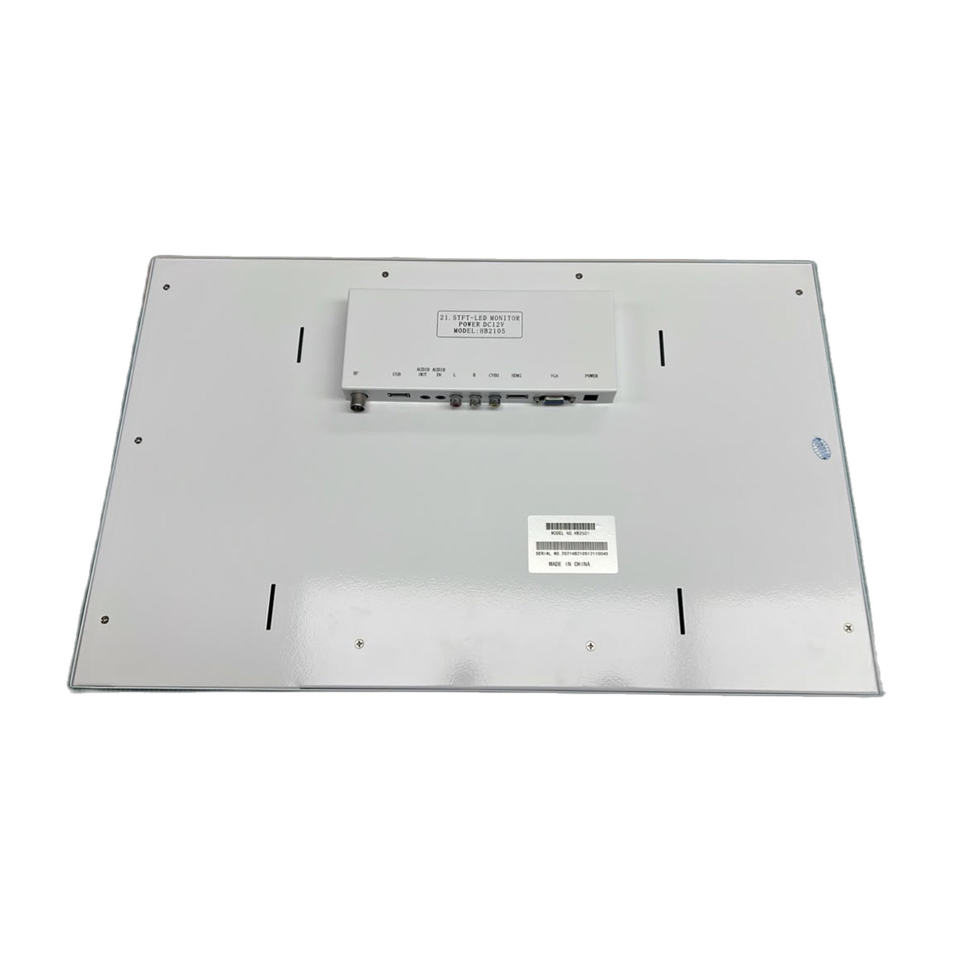 Vuecore HB2105 21.5 inch monitor - rear with I/O panel