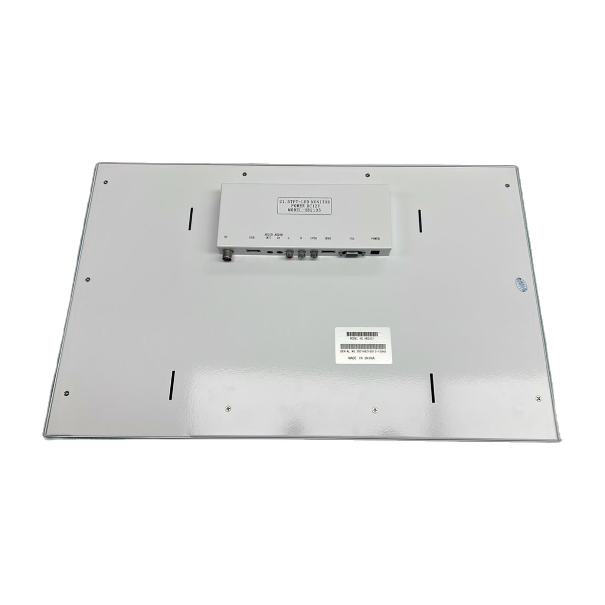 Vuecore HB2105 21.5 inch monitor - rear with I/O panel