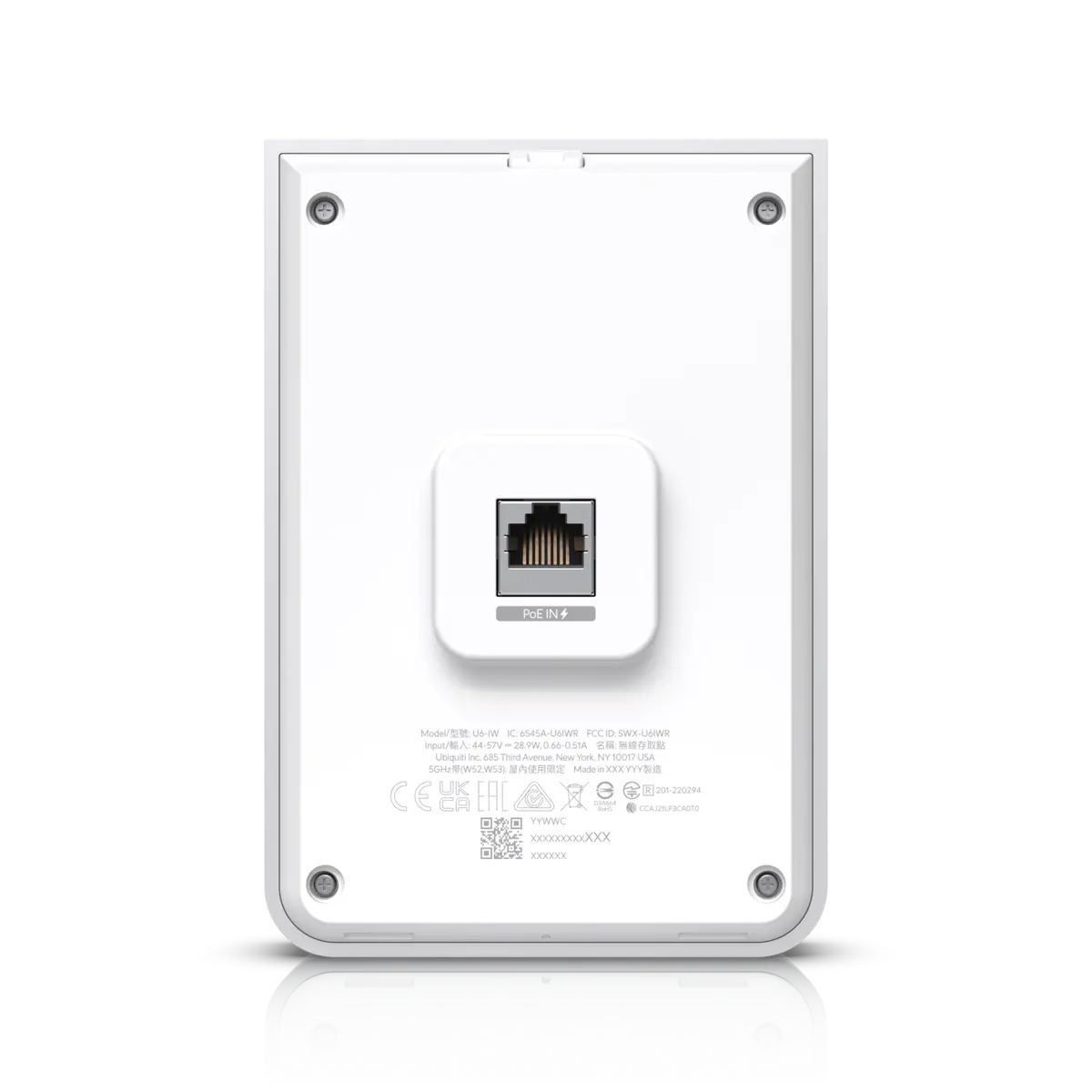 UniFi Access Point WiFi 6 In‑Wall