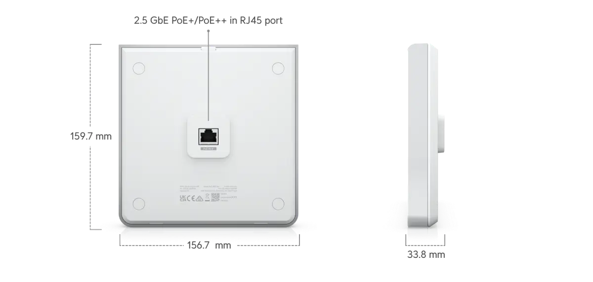 UniFi Access Point WiFi 6 Enterprise In‑Wall