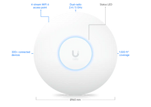 Load image into Gallery viewer, UniFi Access Point WiFi 6 Plus