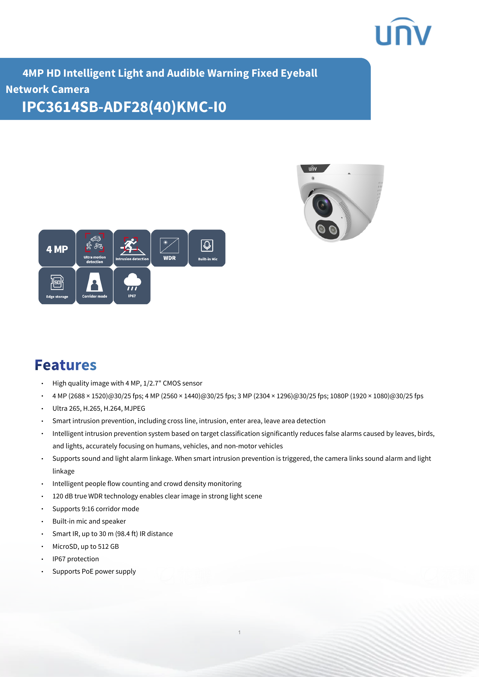 Tri-Guard Active Deterrence 4MP