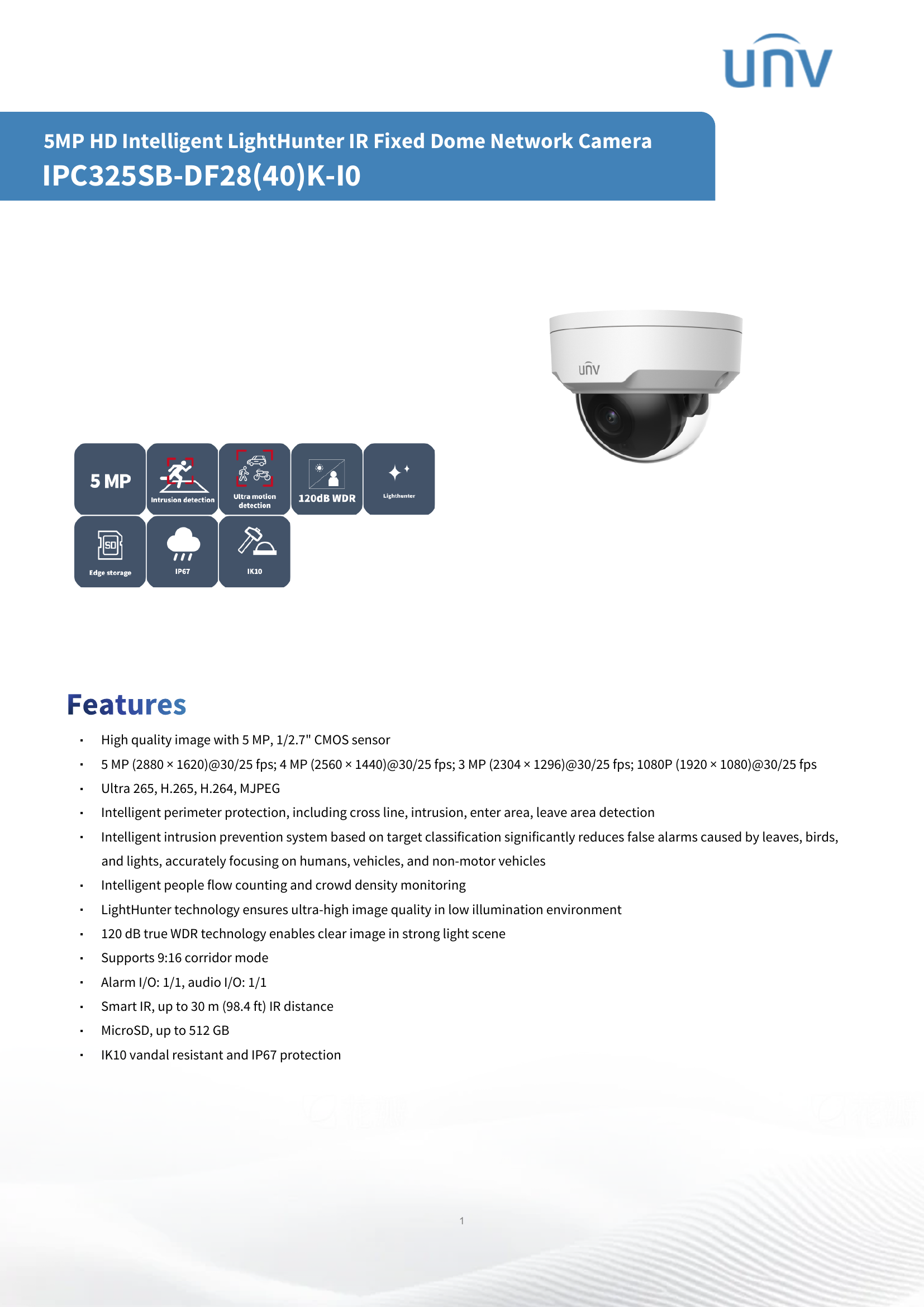 SmartSense 2.0 Fixed 5MP