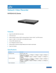NVR504-32B-IQ 32-Channel Intelligent 4K NVR (4-HDD)