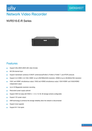 NVR516-128E-R 128-Channel Redundant Enterprise NVR