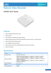 NVR501-08B-LP8 8-Channel NVR