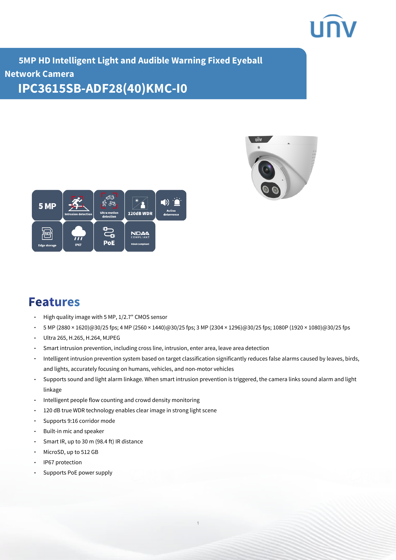 Tri-Guard Active Deterrence 5MP