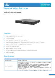 NVR502-16B-IQ 16-Channel Intelligent 4K NVR