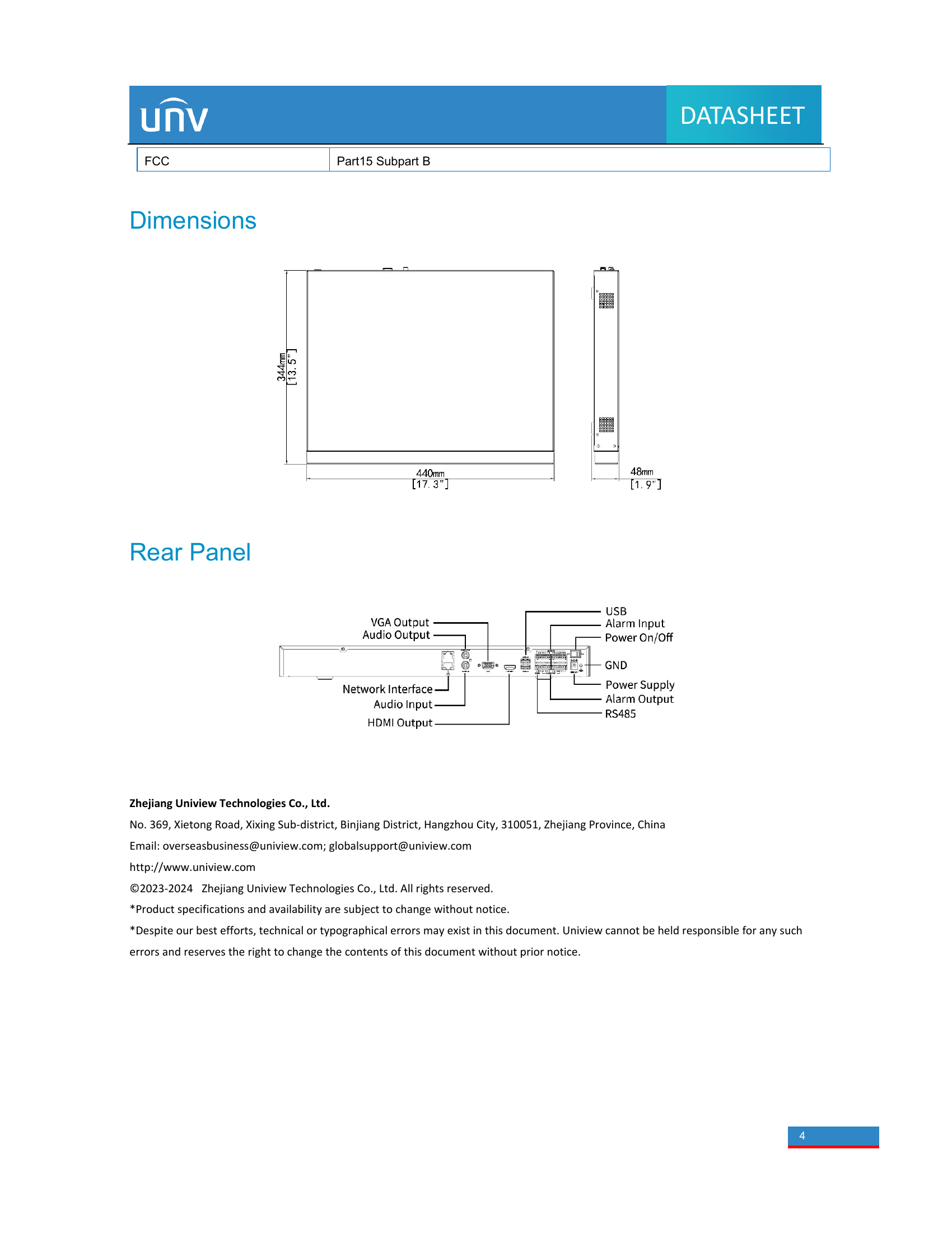 NVR504-32B-IQ 32-Channel Intelligent 4K NVR (4-HDD)