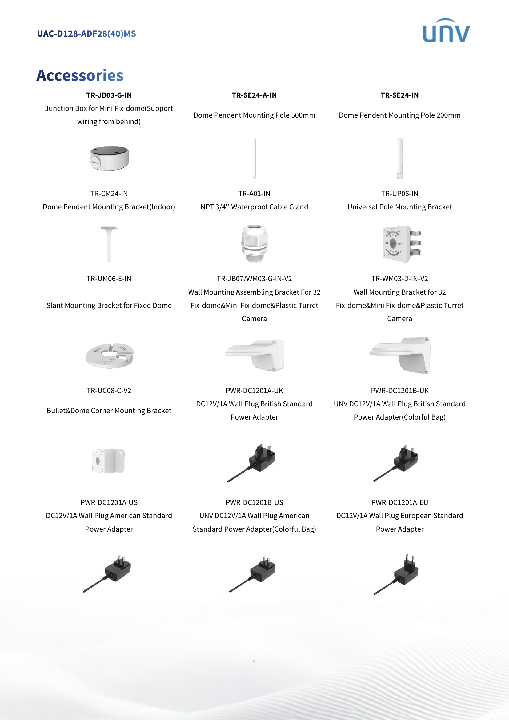 UAC-D128-ADF28MS LightHunter Dome 8MP
